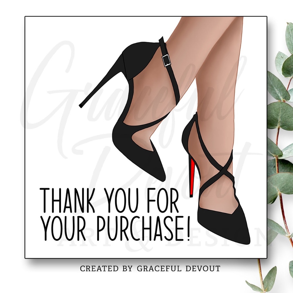 Thank You For Your Purchase!-2" (48ct) Stickers